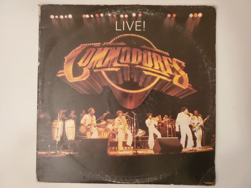 Commodores Live! vinyl record